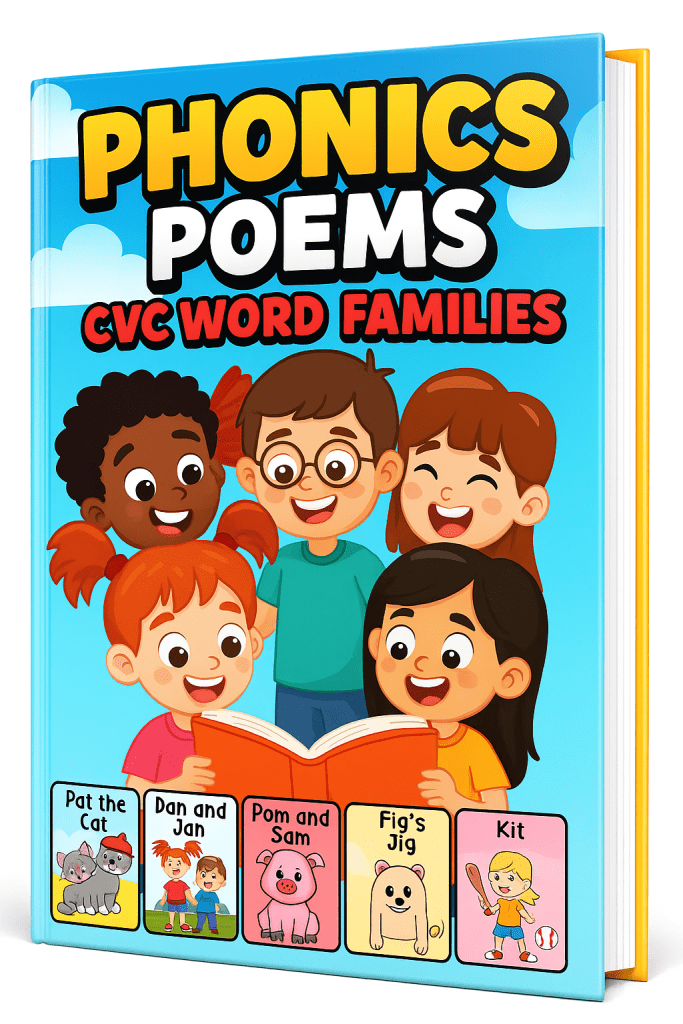 PHONICS POEMS CVC WORD FAMILIES